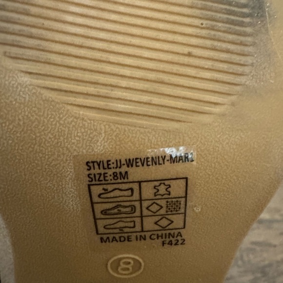 Joie Size 8‎ Wevenly Tan leather Chunky Block Heel Pump Shoe - Picture 6 of 12